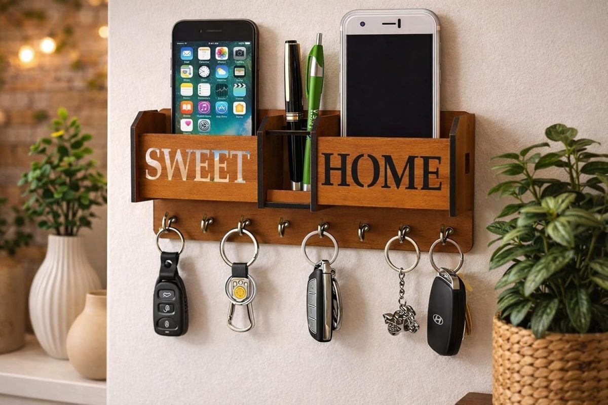 wooden key holder