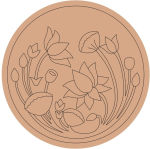 wooden flower mdf board
