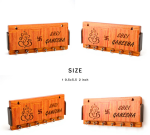 shree ganesh wooden key holder