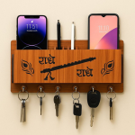 radhe wooden key holder