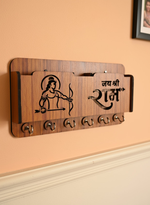 wooden key holder